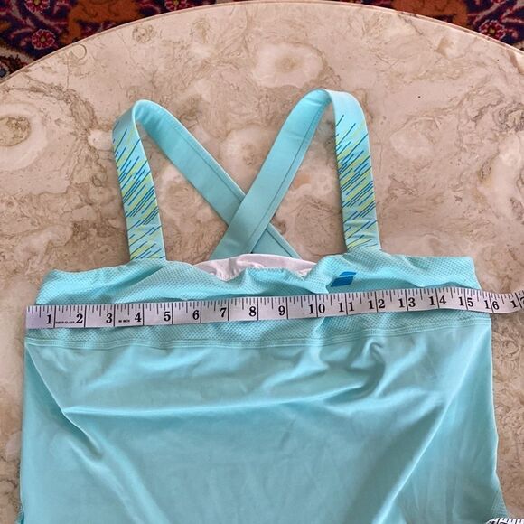 Babolat Core Lightweight Tennis Performance Pleated Skort & Matching Tank Top - Picture 11 of 16